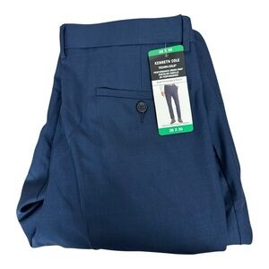 Kenneth Cole Techni-Cole Performance Dress Pants - Slim Fit - Navy Blue‎